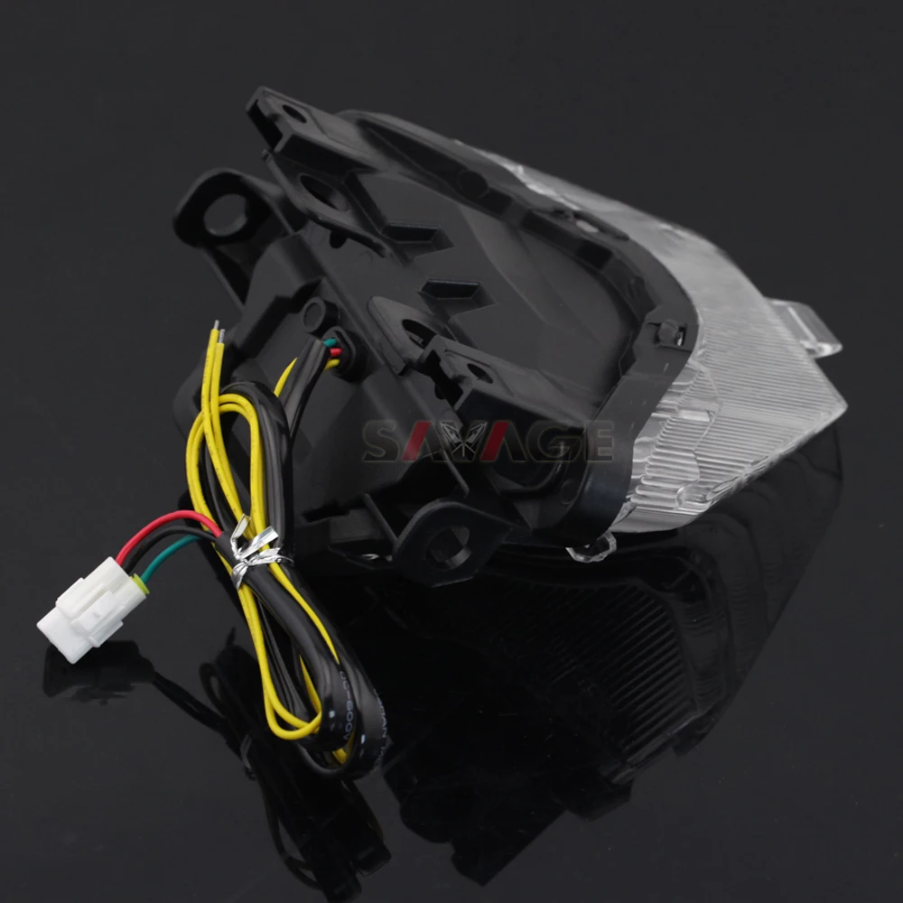 Ocamo LED Tail Light Brake Turn Signal Integrated Led Lamp for YAMAHA MT-09 FZ09 13-17 gray