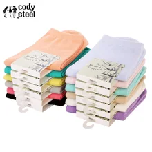 Cody steel модные бамбуковые носки Женские Классические Носки ярких цветов для девочек хлопковые повседневные Универсальные Длинные носки для женщин 5 пар/лот
