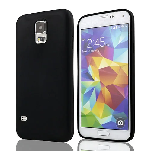 Мягкий Силиконовый ТПУ, конфетный Цвет чехол для samsung Galaxy S5 S 5 SV i9600 G900F S5 Neo SM-G903F G903 S5 Duos G9006 G9006V чехол Capa - Цвет: Black