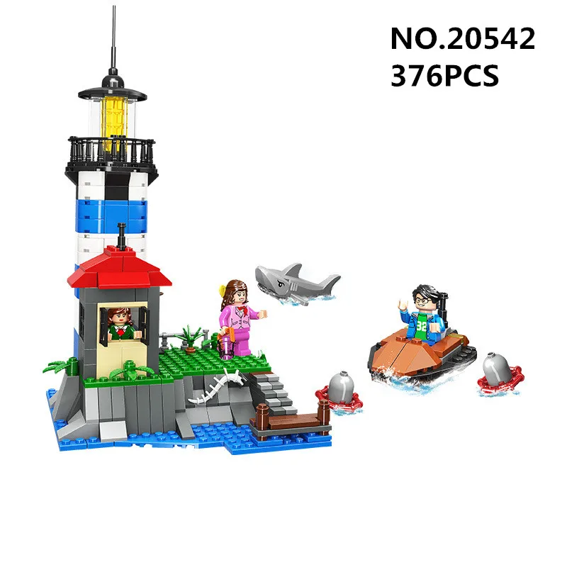 

New Hot Jie Star City Town Series Gourmet Shop Model Building Blocks Sets Bricks Educational Toys for Children gift