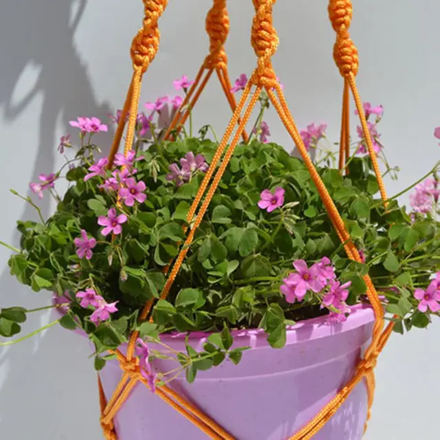 Plant Pot Hanger Jute For Indoor Outdoor Ceiling Holder Hanging Baskets
