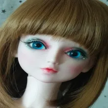 BJD accessories bjd wig brown color 8 to 9 inch head circumference Dolls BJD accessories bjd wig brown color 8 to 9 inch head circumference Dolls