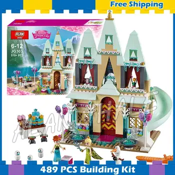 

489pcs SY371 Princess Series Arendelle Castle Celebration Building Blocks Gifts sets Girls Friends Compatible With Lago