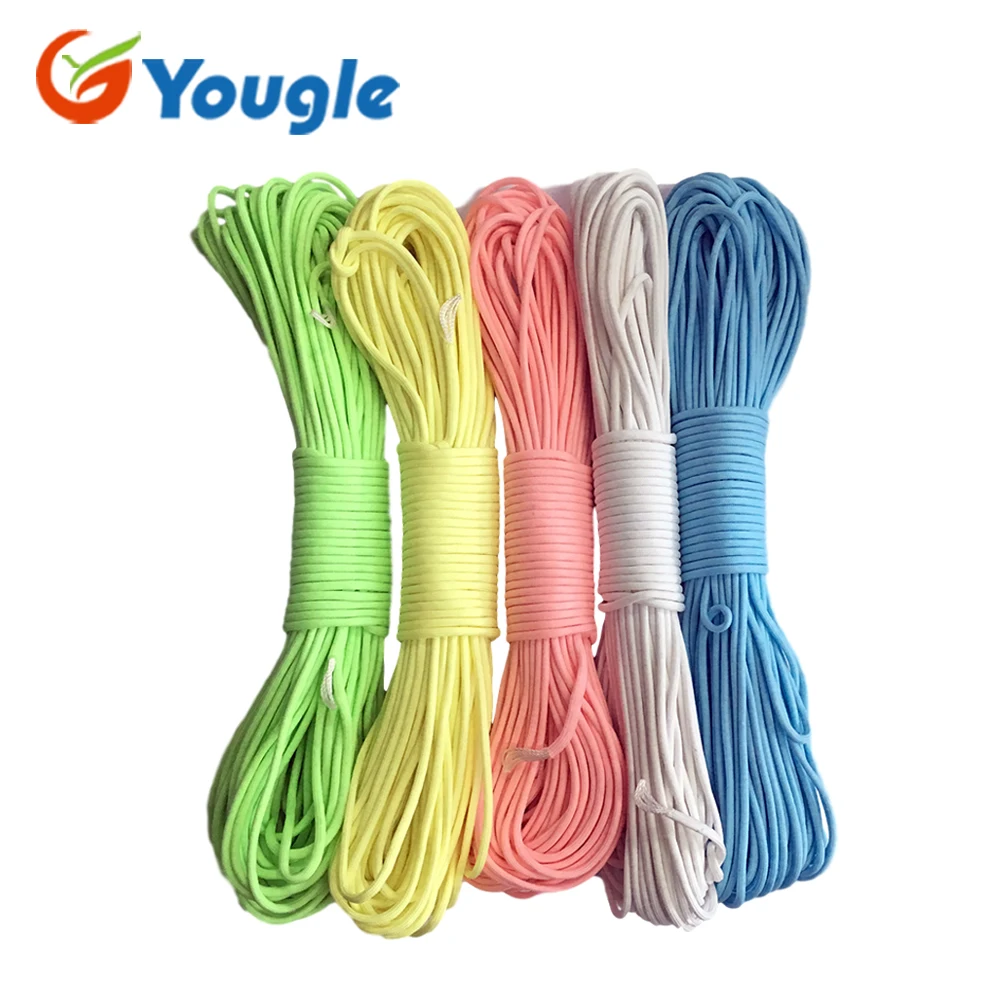 YOUGLE 9 ستراند الوهج في الظلام و مضيئة Paracord المظلة الحبل بقاء حبل 100FT خيمة حبل YOUGLE 9 ستراند الوهج في الظلام و مضيئة Paracord المظلة الحبل بقاء حبل 100FT خيمة حبل