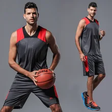 Баскетбольная форма Джерси без рукавов спортивный жилет+ шорты тренировочный профессиональный костюм для соревнований игра DIY Индивидуальный номер большой размер