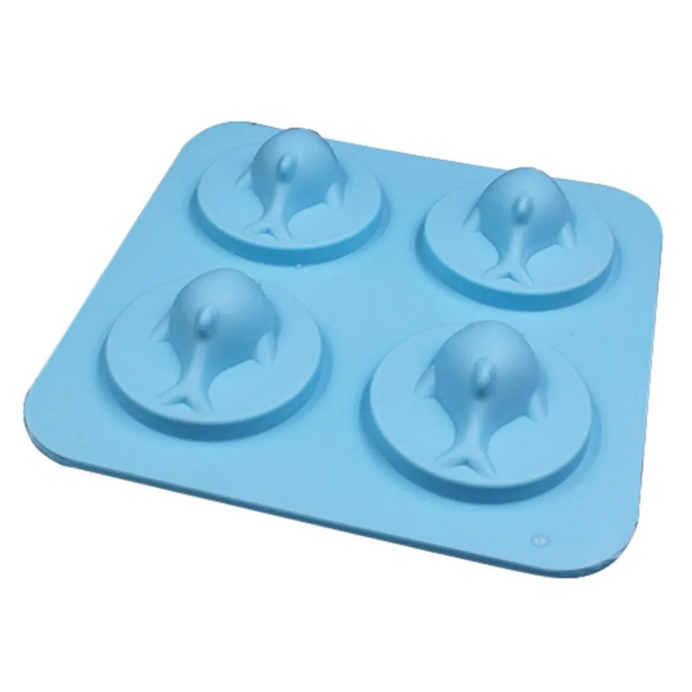 

DIY Tools Dolphin Shape Silicone Mold Cake Chocolate Jelly Pudding Handmade Soap 11*11*2cm Drop Shipping