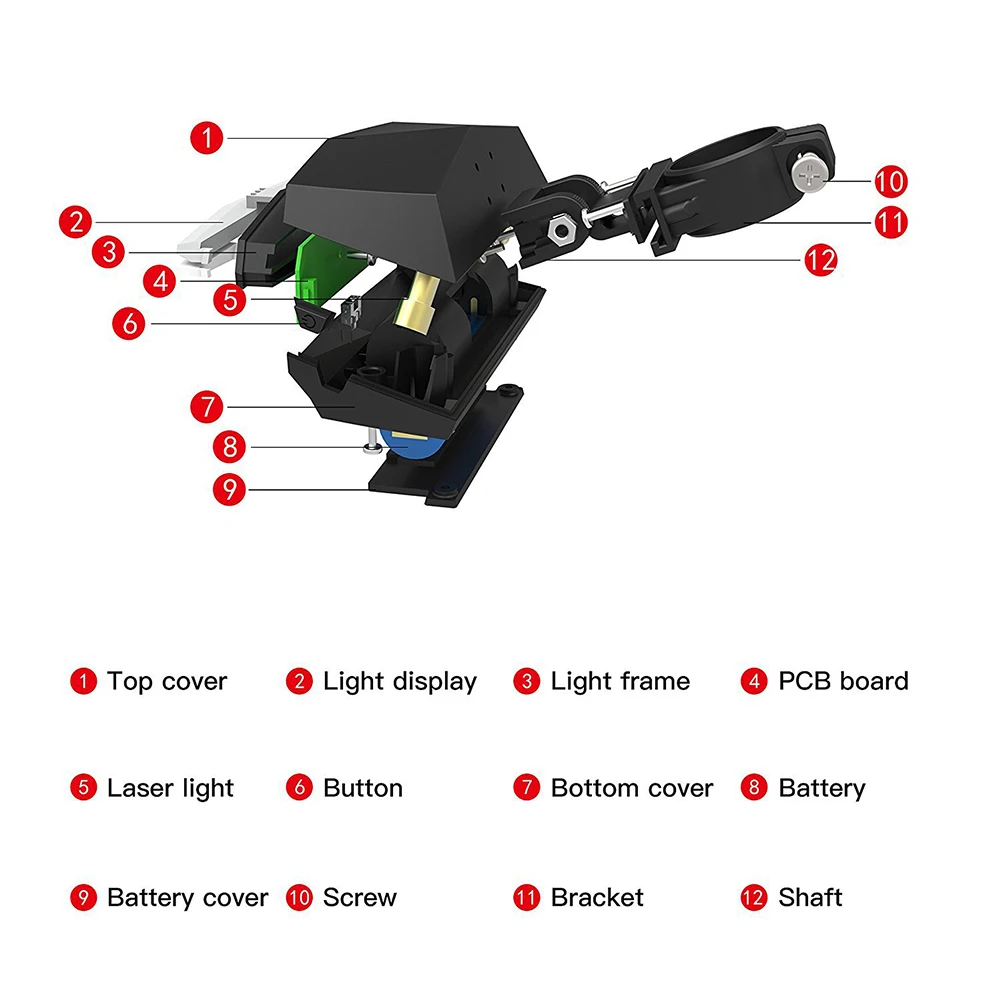 Best USB Rechargeable Remote Control Bicycle Rear Light Cycling LED Taillight Waterproof MTB Road Bike Tail Light Lamp for Bicycle 10