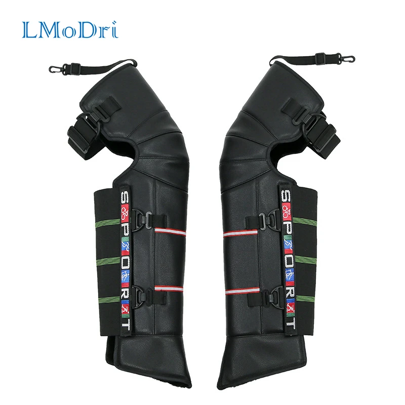 

LMoDri Winter Scooter Motorcycle Rider Keeping Warm Kneepad Windproof Warming Knee Pads Legs Protector Thickening Cold-Proof