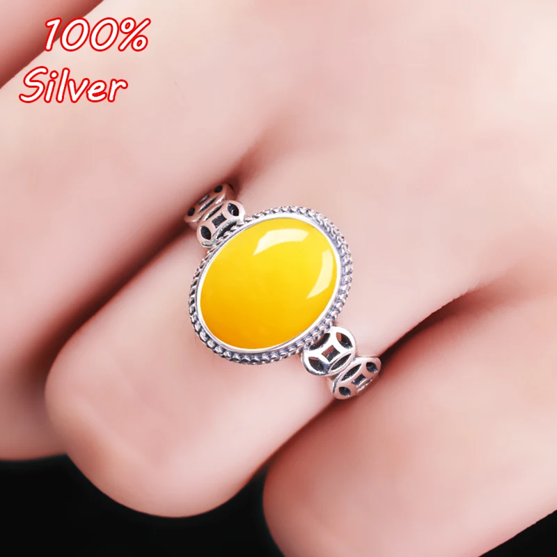 

925 Sterling Silver Adjustable Ring Blanks Base DIY Handmade Blanks 9*12mm Cabochon Settings for Women Jewelry Findings