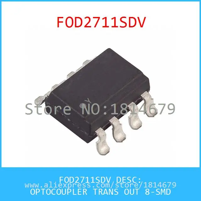 Бесплатная Доставка 3 Шт./лот FOD2711SDV OPTOCOUPLER TRANS OUT 8-SMD 2711 FOD2711 |