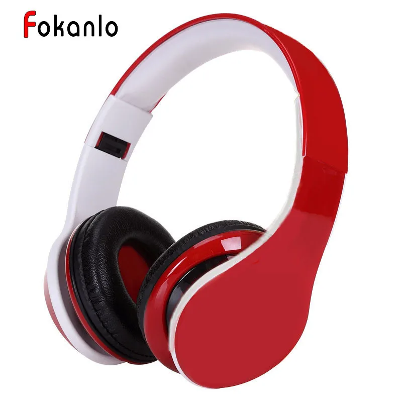 Top colorful stereo Audio Mp3 Bluetooth Sport Running Headset Foldable