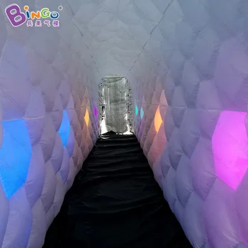 

inflatable tent with led light, inflatable lighted wall tunnel, inflatable space with led lighting- toy tent