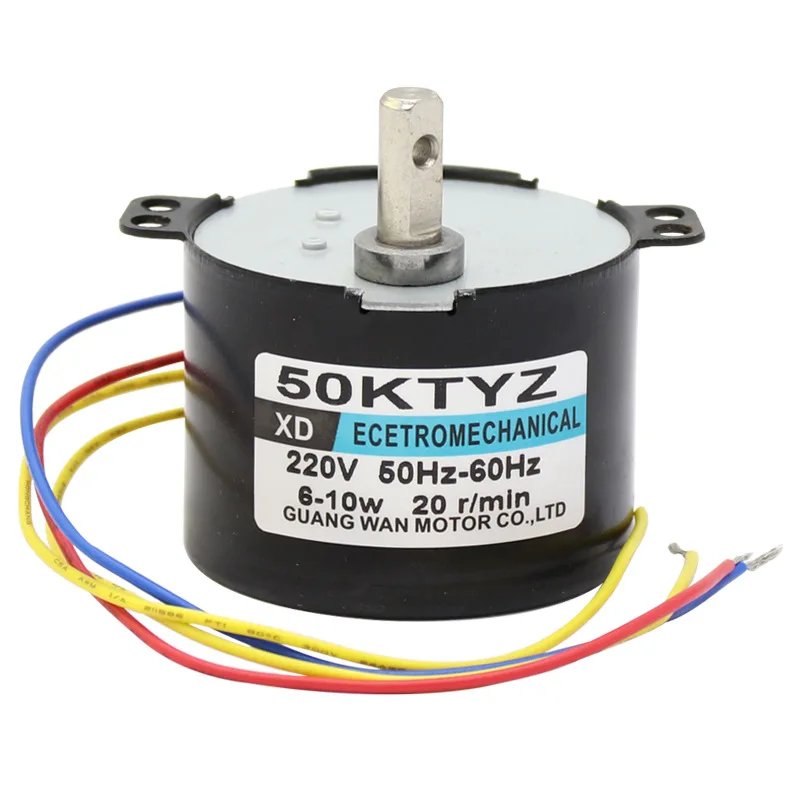 

50KTYZ permanent magnet synchronous motor 220V AC gear reducer mini motor 10W bidirectional motor