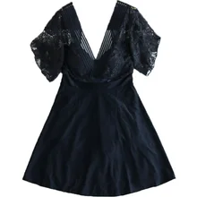 Одна деталь Плавание одежда купальный костюм с юбкой Плюс Размеры черный Для женщин Плавание платье Плавание летние Плавание костюм Плавание ming пляжная одежда, платье