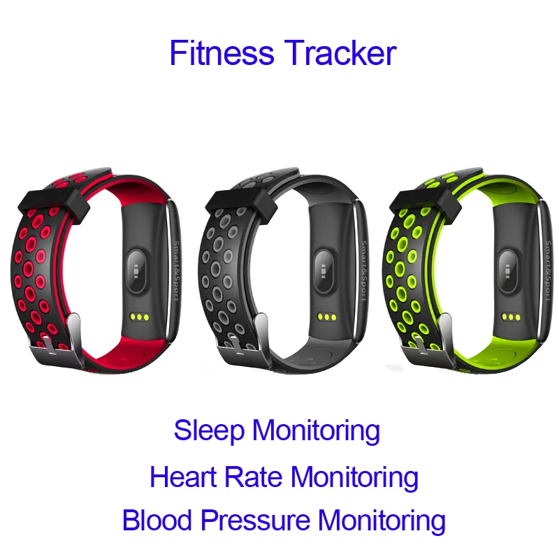 Smart Bracelet Q8S Heart Rate Smart Band Sleep Monitor Fitness Tracker Blood Pressure Watch Waterproof Color Screen Sports Band