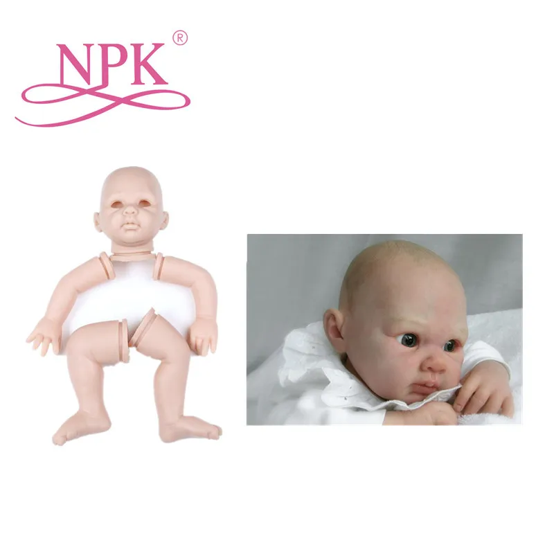 NPK Новый Неокрашенный кукольный набор силиконовая версия 20 дюймов кукол Reborn