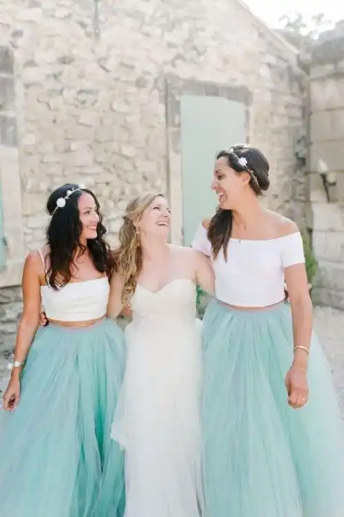 tulle maxi skirt bridesmaid