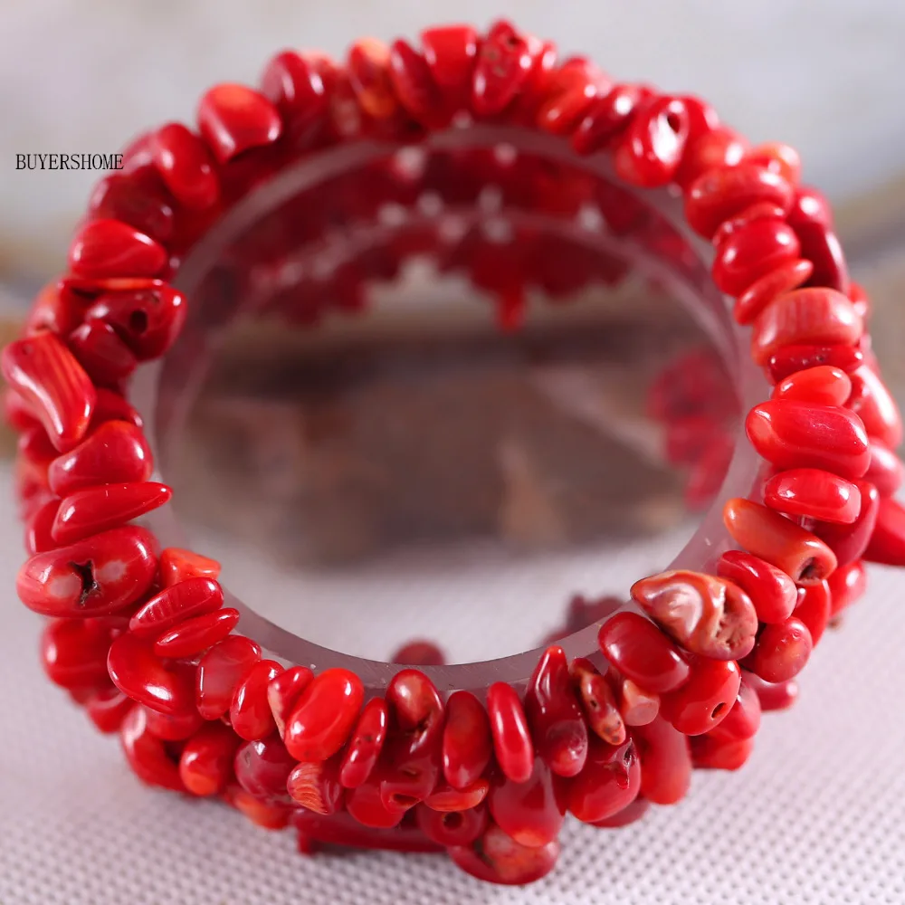 1 шт. браслет из натурального красного коралла 7 дюймов|bracelet arm|bracelet kitbracelet weave |