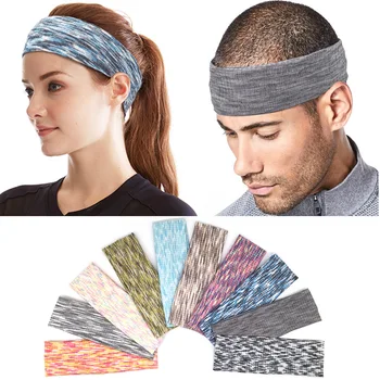 

Sport Sweat Headband Men Sweatband For Men and Women Head Sweat Band Run Football Tennis Headscarf Anti-slip Elastic HairBand