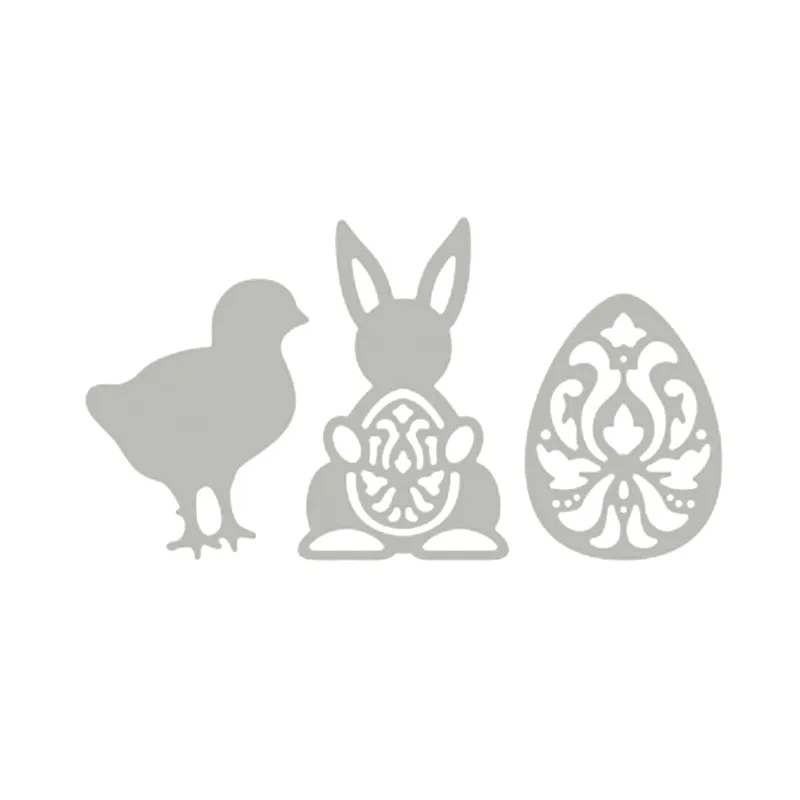 

Eastshape Easter Animal Metal Cutting Dies Scrapbooking Rabbit Chicken Die Cut for Card Making Craft Dies Embossing New 2019