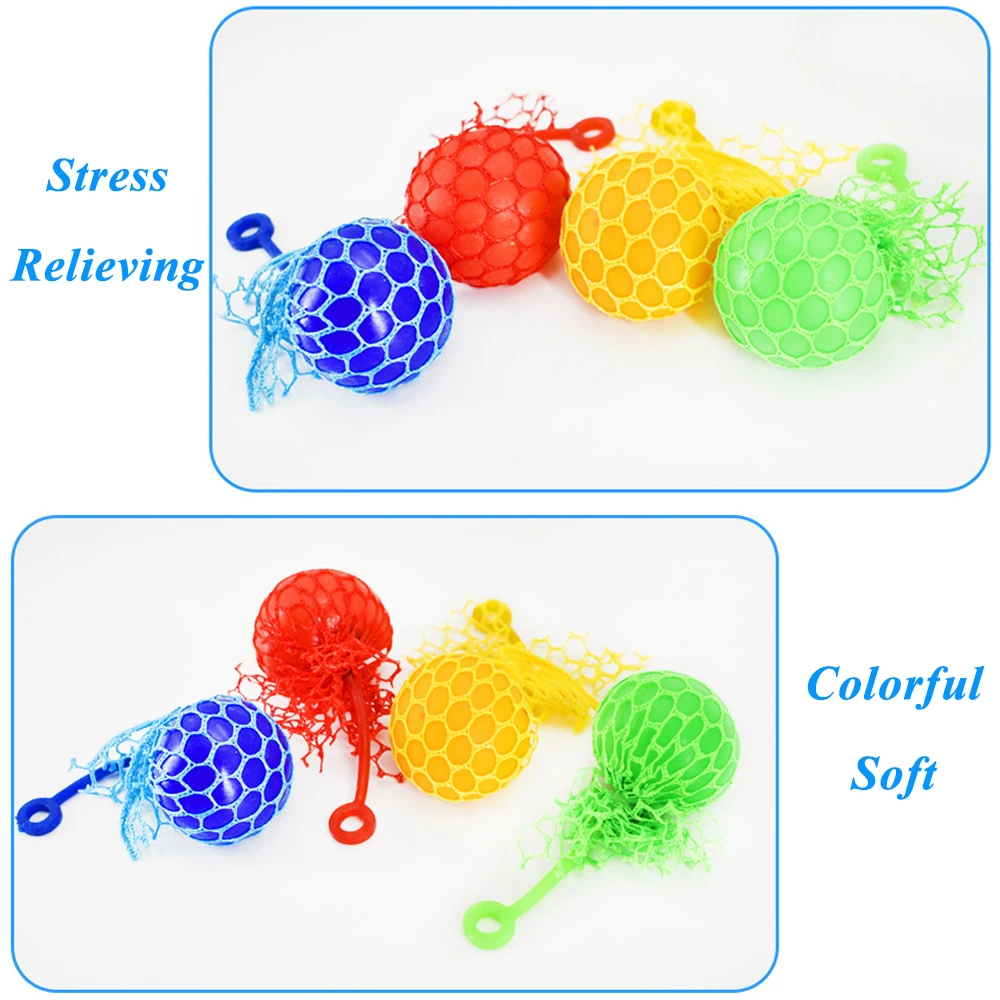Забавный релиз давления мячик для снятия стресса сдавливающий мячик рука запястье упражнения стресс в форме винограда для детей взрослые