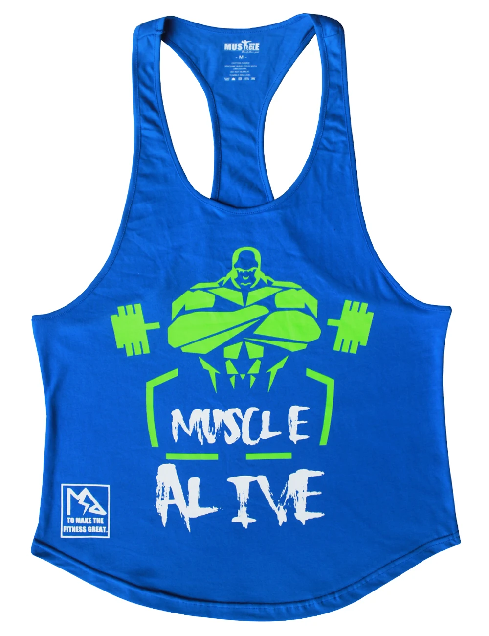 Майка для фитнеса MUSCLE ALIVE, Мужская одежда для бодибилдинга, для тренировок, для мужчин, хлопок, без рукавов, повседневные майки, Стрингер, Майки MATPHXB