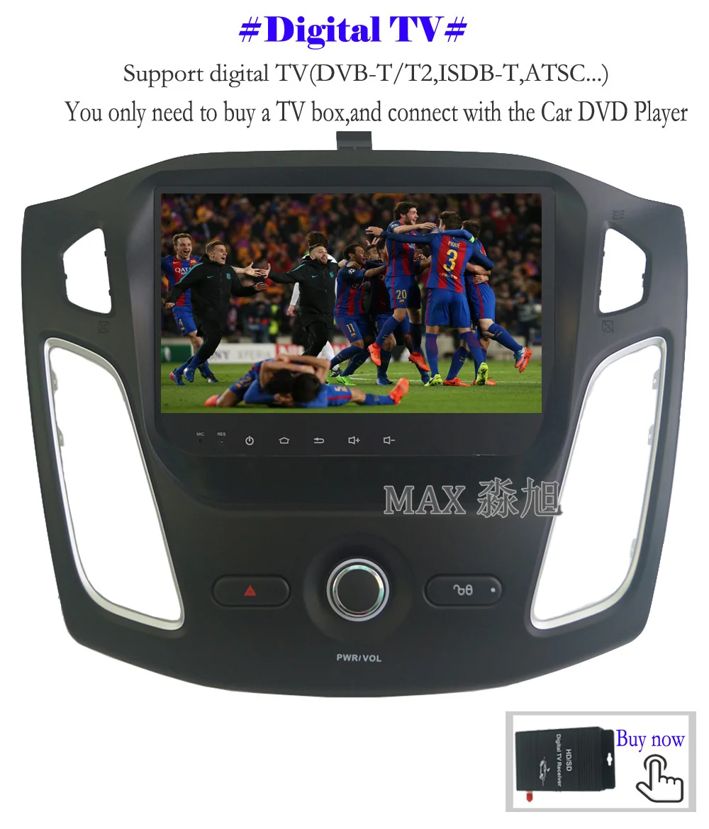 Sale MAX 2G 32G Android 8.1 Car DVD Player for Ford Focus 3 2012 2013 2014 2015 Car Radio RDS Navigation System Map 4G WiFi SWC BT 12