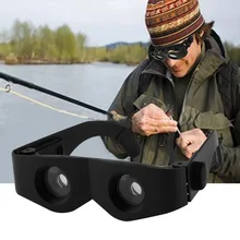 Portable Glass Style Black Telescope & Magnifier For Fishing Hiking Binoculars free shipping