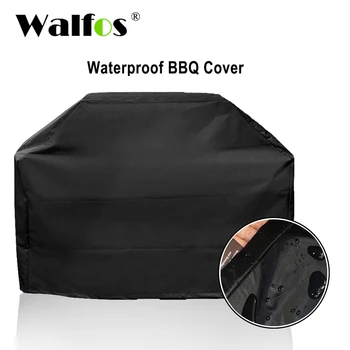 WALFOS Brand Waterproof BBQ Grill Barbeque Cover Outdoor Rain Grill Barbacoa Anti Dust Protector For Gas Charcoal Electric Barbe 1