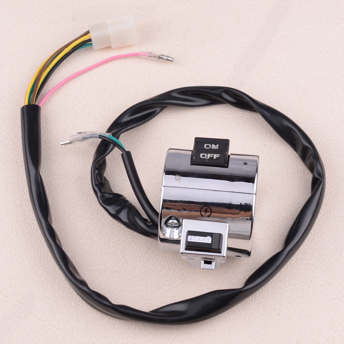 

CITALL Right Side Motorcycle Right Handlebar Switch Start Unit Fit for 50 125cc BENZHOU YIYING ZNEN ZN50QT-H-20