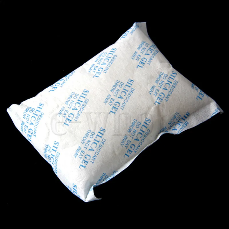 50g/100g Gram Silica Gel Packets Dehumidifier Meets FDA Food Packaging Non-Toxic Silicone Desiccant Moisture Damp Absorber silica gel packets