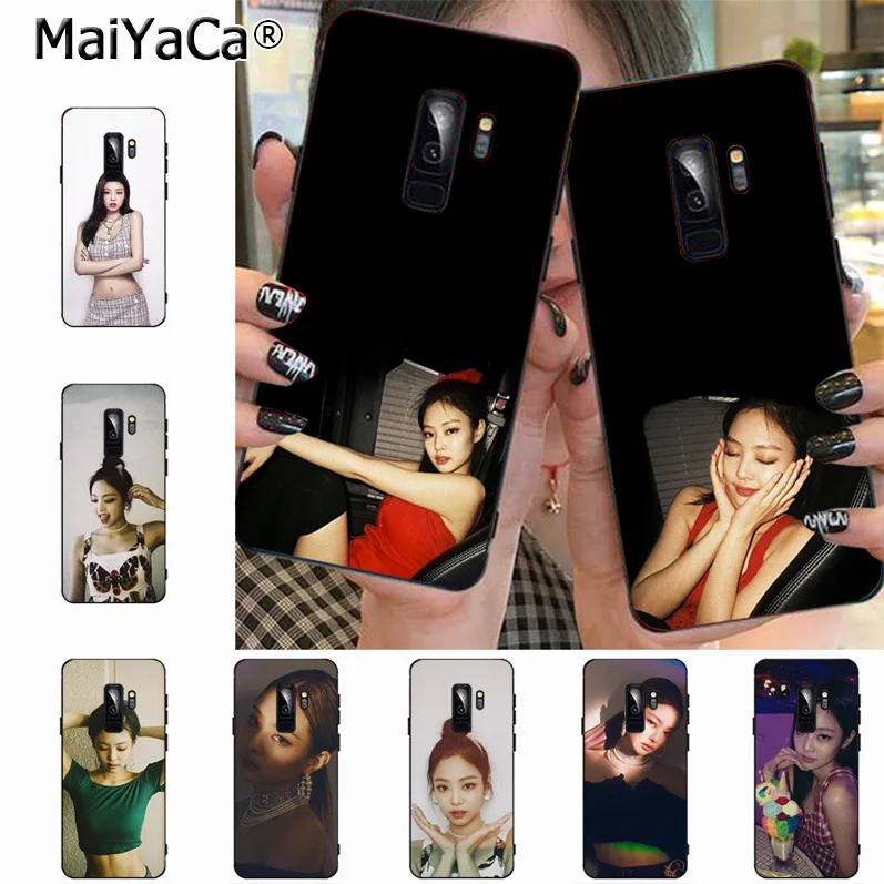 

MaiYaCa Blackpink Jennie soft tpu phone case cover for samsung galaxy s9 plus s7 s6edge s8 plus s5 case