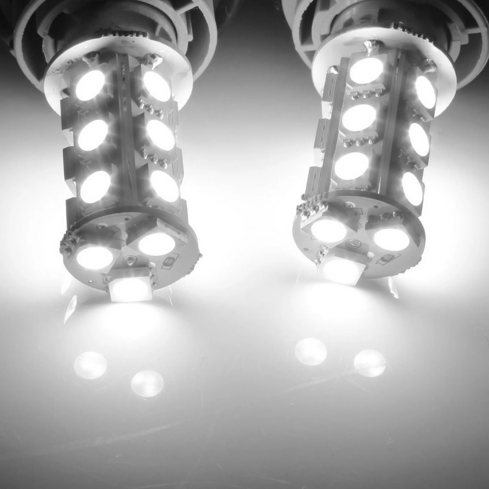ANGRONG 2 белый 18 LED 581 BAU15S PY21W указатель поворота Задний индикатор передний свет 12V