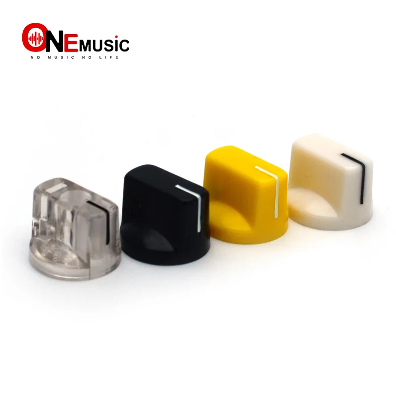 Multi Color Guitar Pedal Pointer Knobs Portable Hard Plastic Guitar Effects Pedal Knobs 1/4 Inch Shaft Design