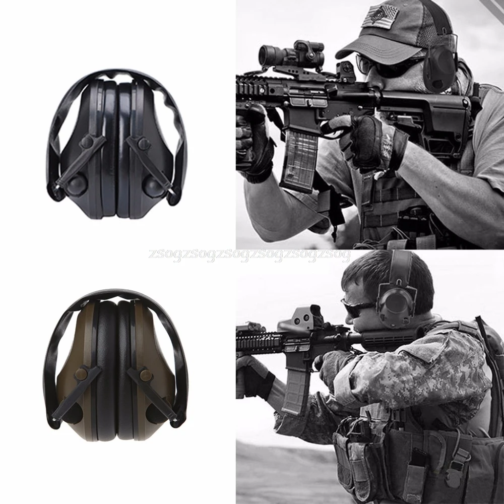 

Anti-noise Electronic Ear Muffs Protection Shooting Hunting Sport Tactical J24 19 Dropship