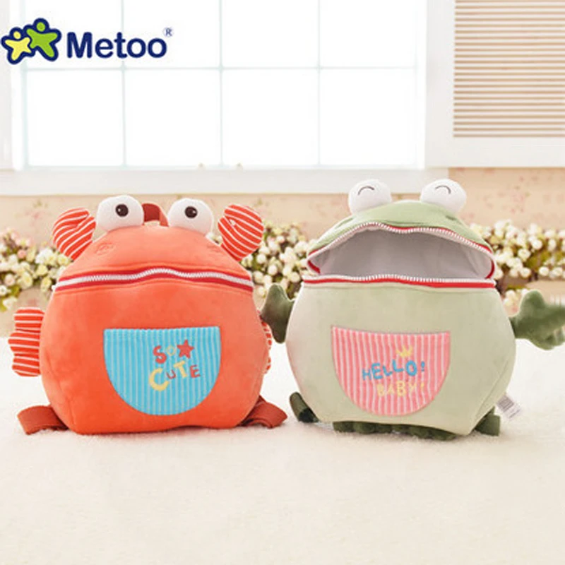Plush Backpack Metoo Doll Cute Girls Baby Children Soft Cartoon Animal Stuffed Toys For Kid School Shoulder Bag Kindergarten | Игрушки и