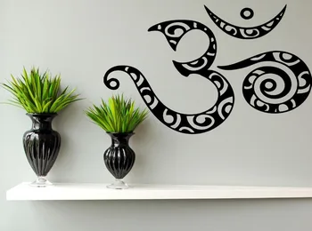 

Wall Decal Sticker Room Mural Design Art Om Abstract Symbol Sign Decor