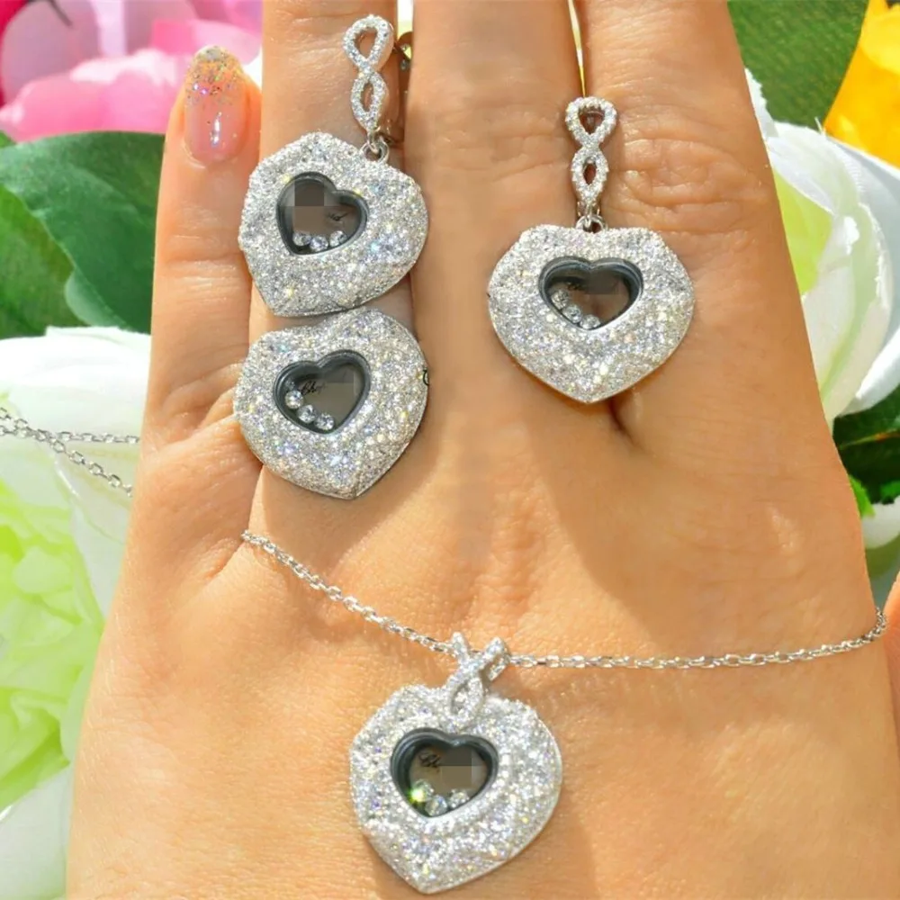 

CP011 Luxury Designer Fashion 925 Sterling Silver shinning European style Jewelry leaves shaped fancy pc