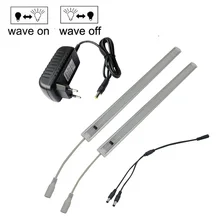 2 шт. костюм 8520 ручное управление сканирование датчик движения полоса гардероб лампа с регулируемой яркостью светодиодный жесткий барный шкаф для кухни с регулируемой яркостью лампа для шкафа