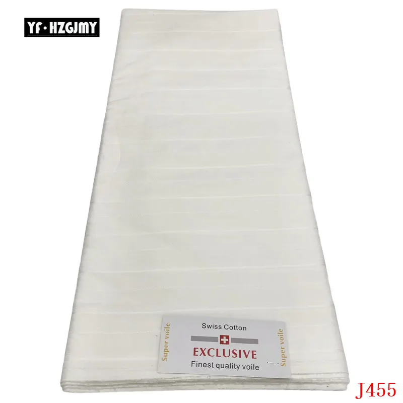 

YF HZGJMY Pure color Swiss Cotton Polish Lace Fabric For Men Soft Voile Lace In Switzerland Nigerian Cotton Polish lace A455