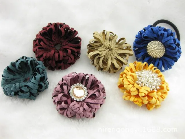 High quality 6100cm Single Face Organ Shape Micro Flannelette DIY Hair bowknot accessories material Satin Ribbon 5pcsLot_5