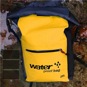 YUETOR открытый горячий 25L речной треккинговые сумки с двойными ремешками рюкзак ПВХ наружная водонепроницаемая сумка для плавания каноэ Сумка для кемпинга - Цвет: Yellow