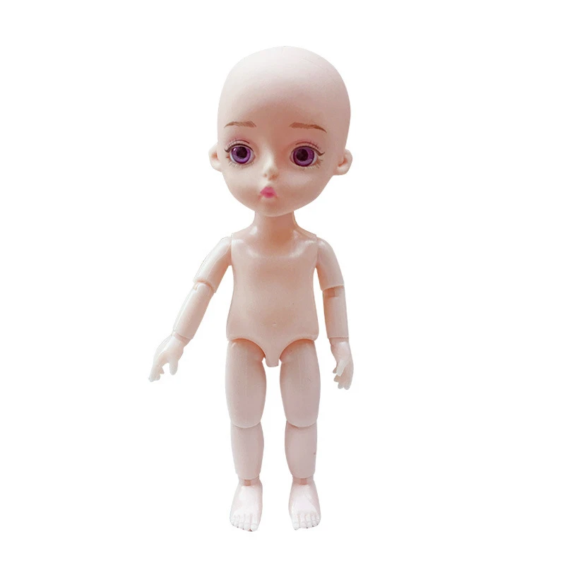 15 см детская кукла игрушка серебристые волосы одеваются куклы девушки BJD кукла игрушка с 3D глазом модная Оригинальная кукла Дети подарок детские игрушки для девочки