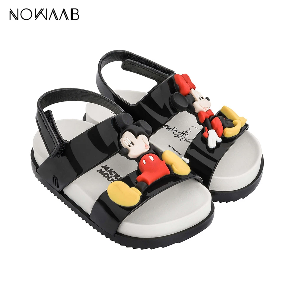 Mini Melissa Cosmic Sandal Twins оригинальные прозрачные сандалии для девочек детские сандалии для мальчиков детская пляжная обувь Нескользящая обувь для малышей