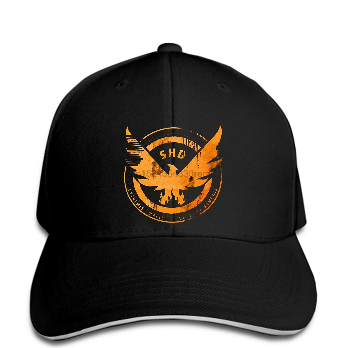 

hip hop Baseball caps Funny Men hat cap Black Tom Clancy's The Division SHD Black Eagle cap black