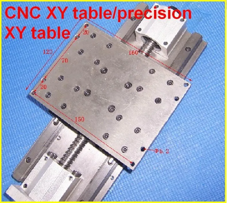 200 мм для активного хода раздвижной линейный стол с ЧПУ Типа CNC с nema 23 мотором