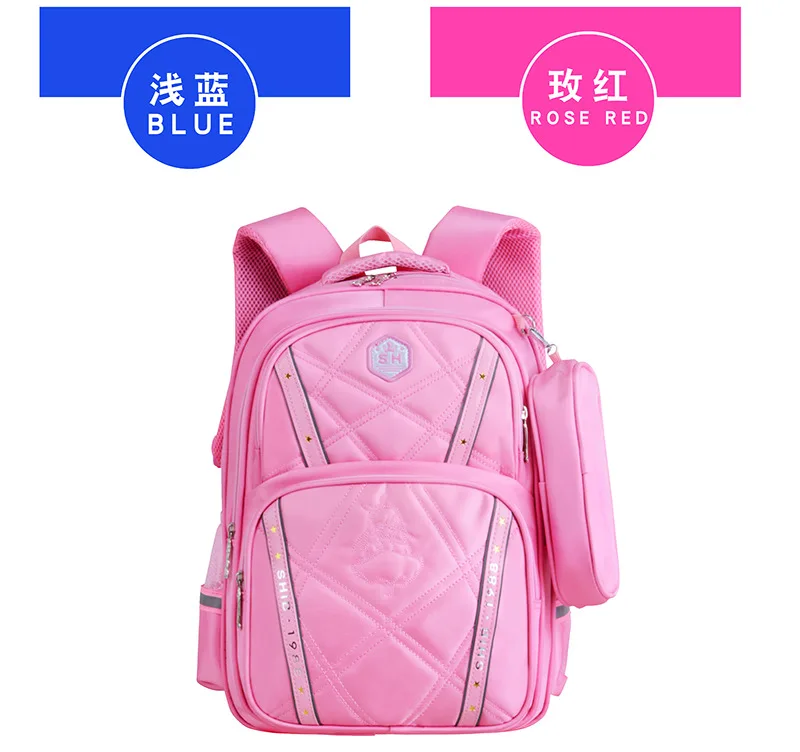 2 pçs set crianças escola bags para