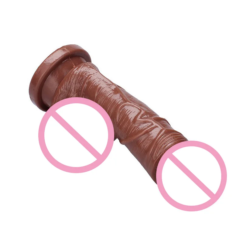 Realistic Dildo with Big Glans, Sex Products, Big Dildo Vibrator Silicone Artificial Penis with Suction Cup, Sex Toys for Woman