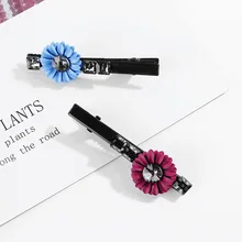 1 шт. цветок челка слово простой боковой зажим простые аксессуары для волос головной убор взрослый головной убор клип G0418