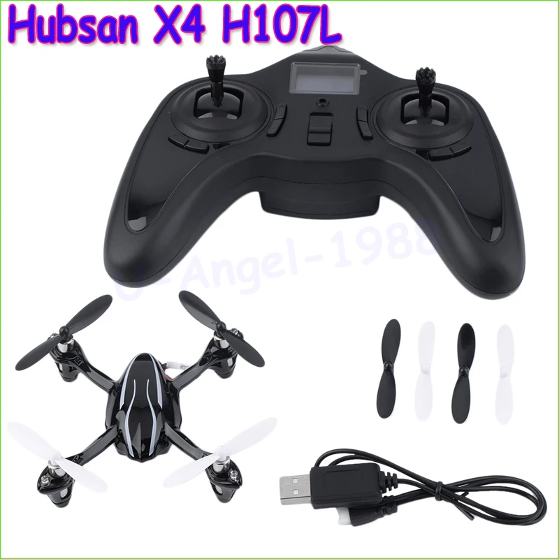 1 шт. Hubsan X4 H107L Mini дроны 2.4 г 4ch RC Quadcopter вертолет RTF со светодиодной подсветкой